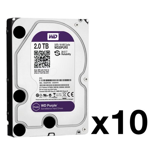 HDD-2-PACK10 - Pack 10 HDD z 2 TB (Modelo WD20 ...