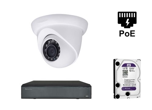 Kamera IP 5 MP X-Security - KIT1-XS-IPDM741WH-5