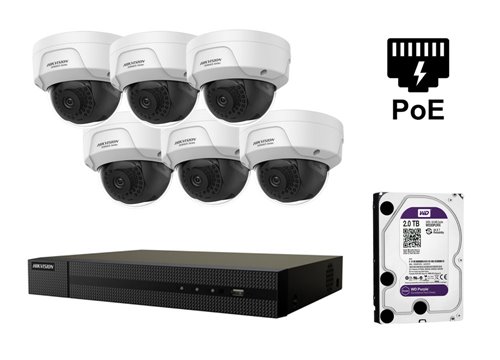 Kamera IP Hikvision 4 megapiksele - KIT6-HWI-D141H