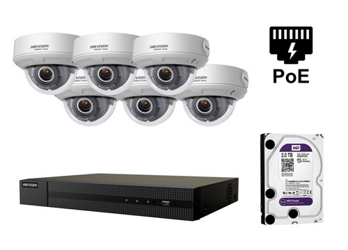 Kamera IP HIKVISION 4 megapiksele - KIT6-HWI-D640H-Z