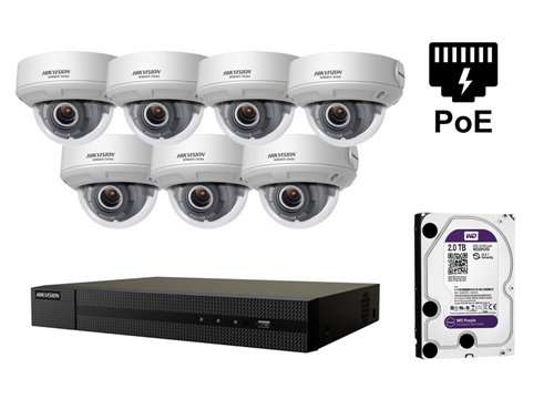 Kamera IP HIKVISION 4 megapiksele - KIT7-HWI-D640H-Z