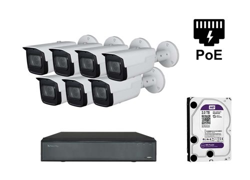 Kamera IP Starlight 4K - KIT7-XS-IPCV830SAW-8-EPOE