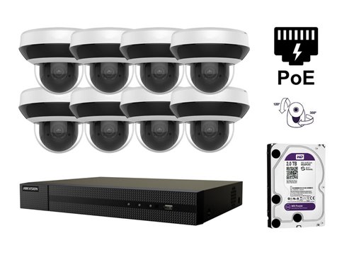 Kamera IP z napędem 2 MP - KIT8-HWP-N2204IH-DE3
