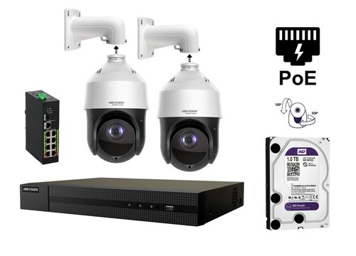 Zmotoryzowana kamera IP 4 MP - KIT2-HWP-N4425IH-DE