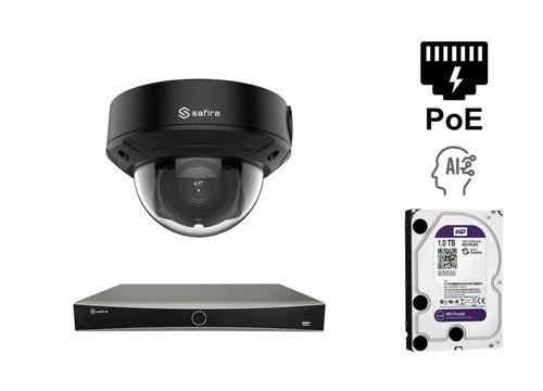 Kamera IP z wieżą 6 MP - KIT1-SF-IPD834ZHB-2P