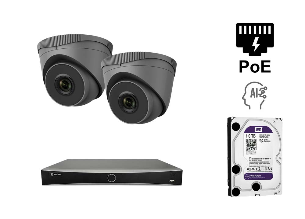 Kamera IP z wieżą 2 MP - KIT2-SF-IPT943HG-2E