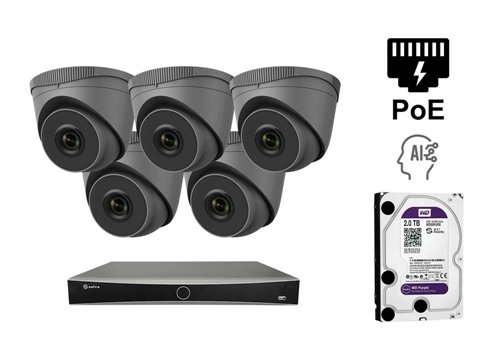 Kamera z wieżą IP 2 MP - KIT5-SF-IPT943HG-2E