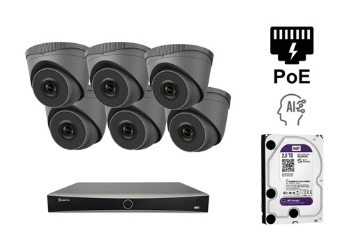 Kamera kopułkowa IP 4 megapiksele - KIT6-SF-IPDM943WHG-4