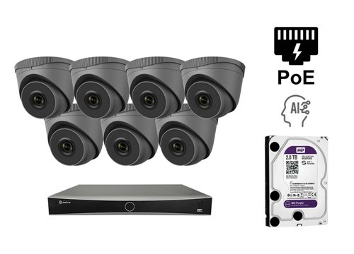 Kamera z wieżą IP 2 MP - KIT7-SF-IPT943HG-2E