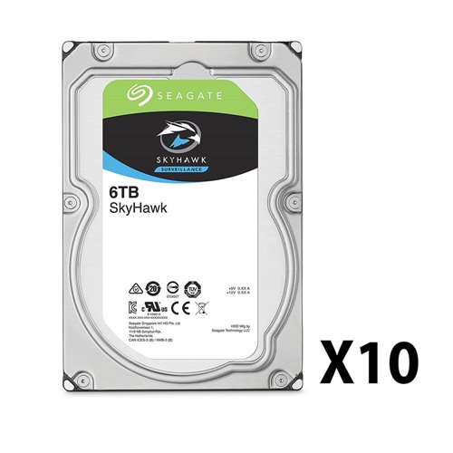 Sev-0003908A - opakowanie 10 dysków twardych Seagate®. 6t ...