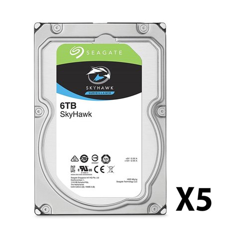 SEV-0003908P - Paczka 5 dysków twardych Seagate®. 6 TB ...