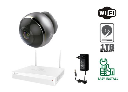 Kamera Wi-Fi Ezviz 3 MP - KIT1-EZ-C6P