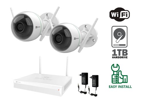Kamera Wi-Fi Ezviz 2 MP - KIT2-EZ-C3WN