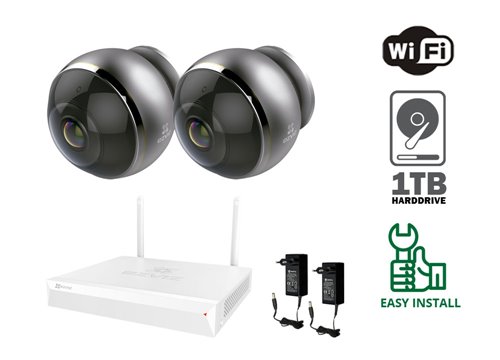 Kamera Wi-Fi Ezviz 3 MP - KIT2-EZ-C6P