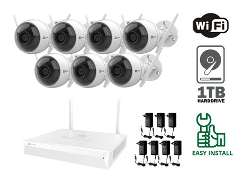 Kamera Wi-Fi Ezviz 2 MP - KIT7-EZ-C3WN
