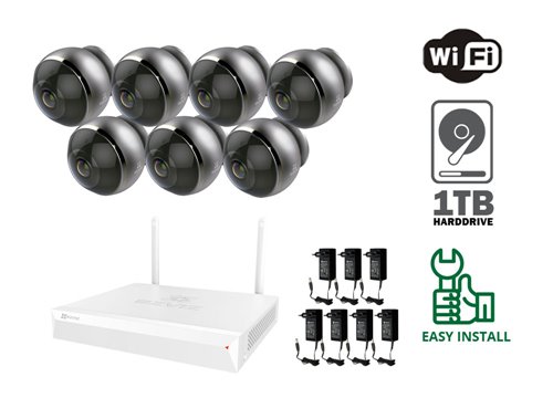 Kamera Wi-Fi Ezviz 3 MP - KIT7-EZ-C6P