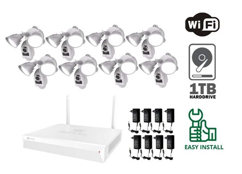 Kamera reflektorowa EZVIZ WiFi - KIT8-EZ-CS-LC1-A0-1B2WPFRL