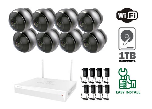 Kamera Wi-Fi Ezviz 3 MP - KIT8-EZ-C6P