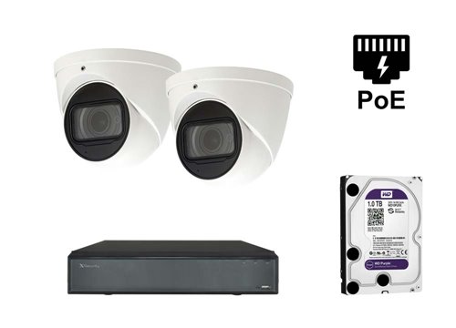 Kamera kopułkowa IP X-Security - KIT2-XS-IPDM987ZSAW-2-EPOE