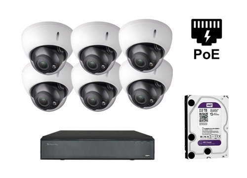 IP Kamera Pakke 6 stk.