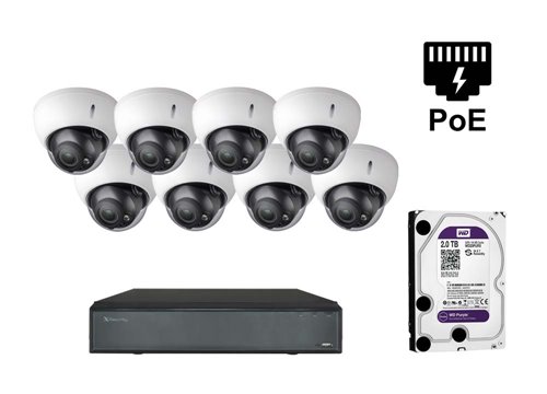 IP Kamera Pakke 8 stk.